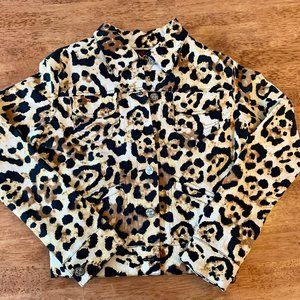 Animal Print light-weight denim-style jacket